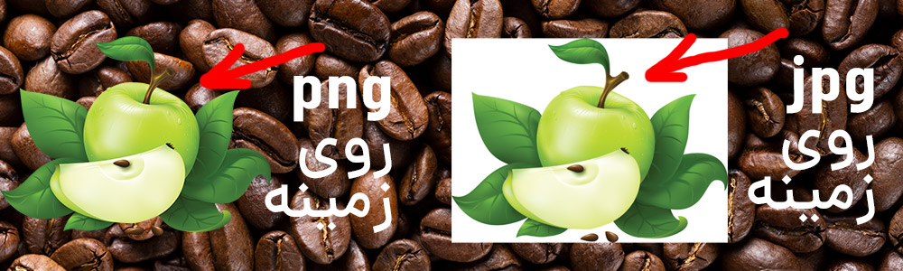 مقایسه jpg و png