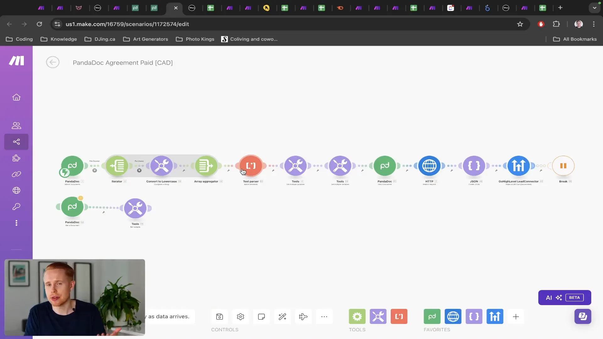 نمایش به‌روزرسانی CRM پس از پرداخت